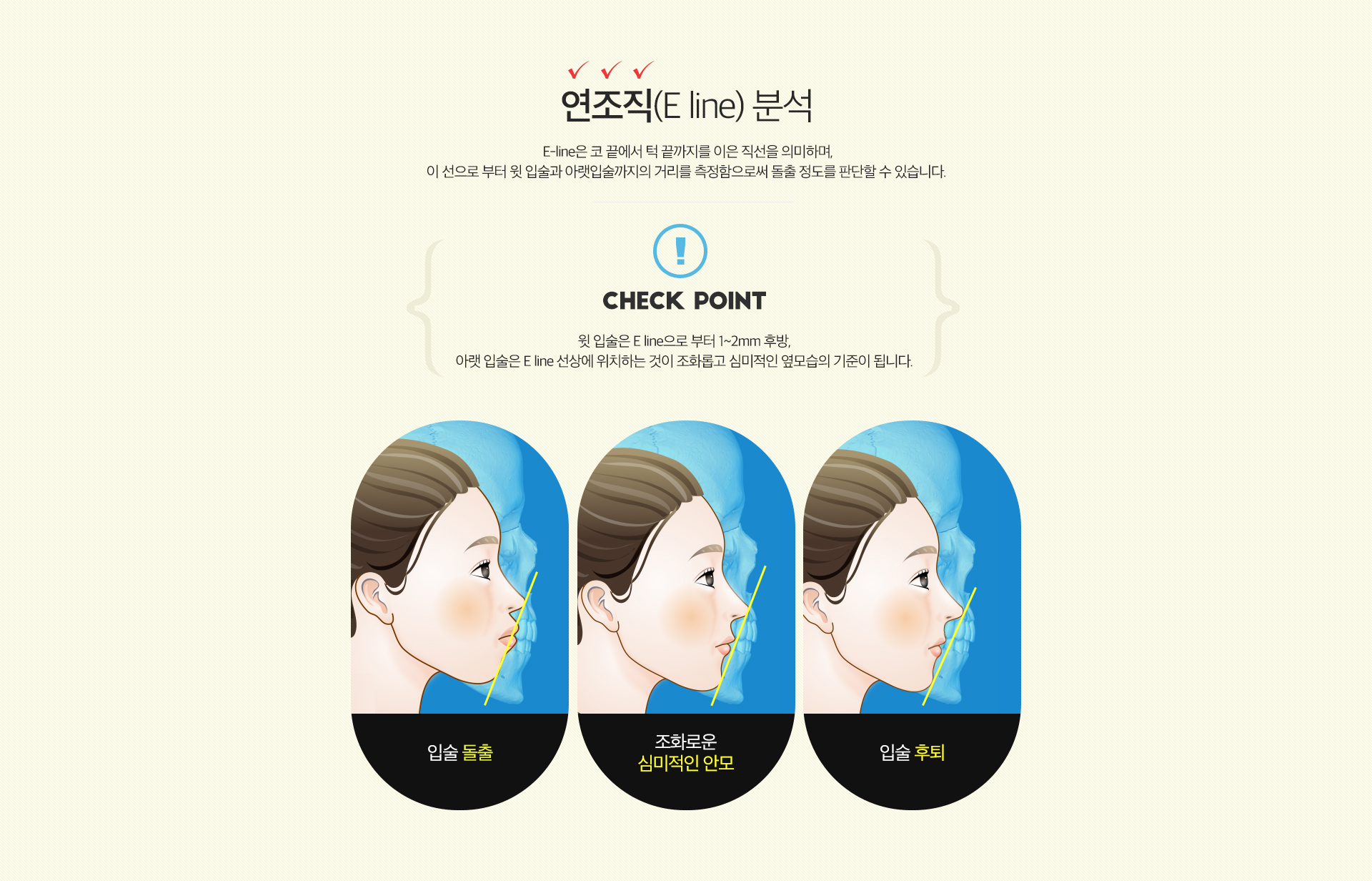 입술 돌출도 비교